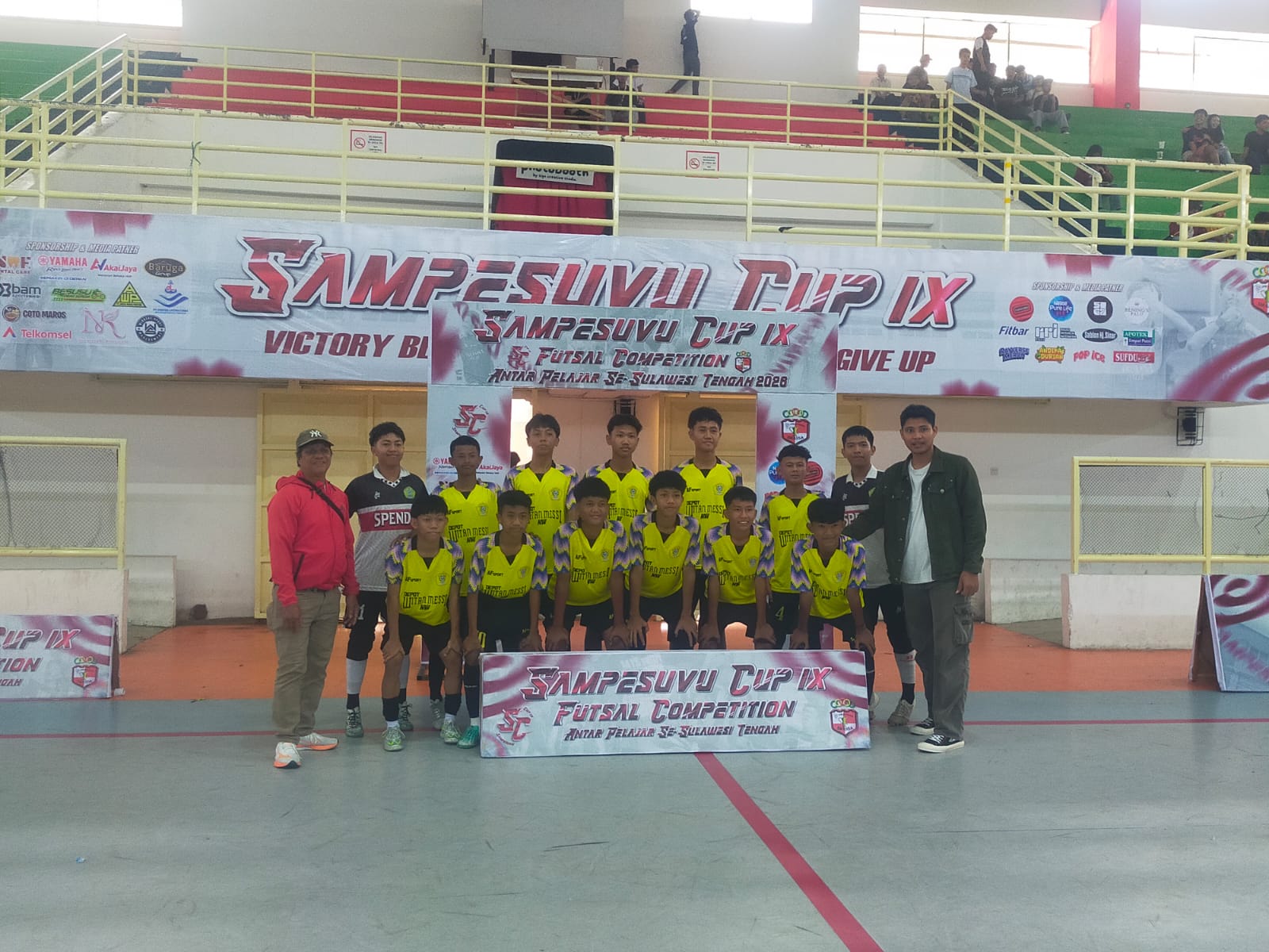 Tim Futsal SMP Negeri 2 Palu Raih Kemenangan Telak 3-0 di Sampesuvu Cup IX